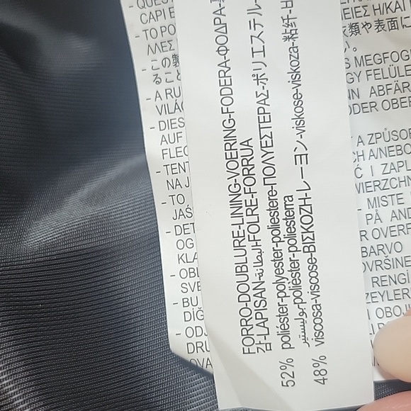 Zara Faux Leather Double Breasted Blazer - Picture 8 of 16